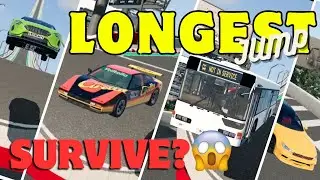 Longest Jump and Crashes Competition | BeamNG Drive