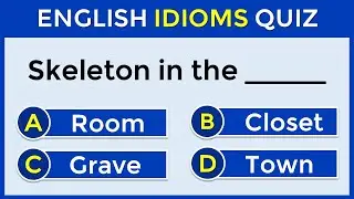 English Idioms Quiz | CAN YOU SCORE 30/30? | 97% CANNOT! 
