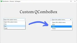 ★PyQt Style Sheets ★ QComboBox