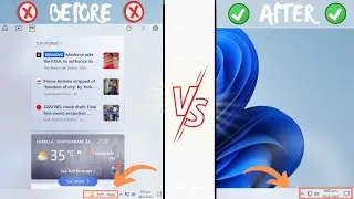 Remove Weather and News widget from Windows 10 Taskbar | Disable Temperature on Windows 10 Taskbar