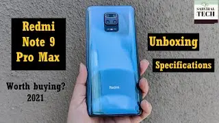 Redmi Note 9 Pro Max Unboxing and Specifications | Worth buying in 2021