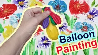 Painting with ballons - Amazing Balloons on Suterdays