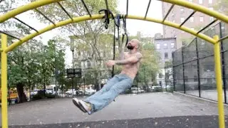 Dead Hang One Arm Chin-up on Rings (Right and Left)