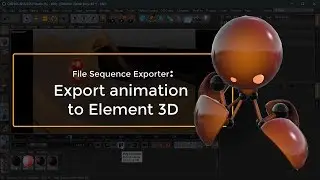 Export animation from Cinema 4D to Element 3D