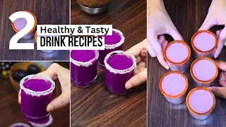 2 Healthy & Tasty Drink Recipes | Summer Special Drink | Healthy Jamun & Guava Shots Recipes