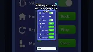 How to glitch block blast for free score (not patched)