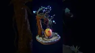 fairy egg tree | 3D Visual concept design