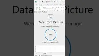 Data from Picture or Image or Photo #advancedexcel #mis #dataanalysis