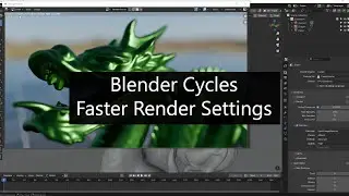 BLENDER CYCLES FASTER RENDER SETTINGS