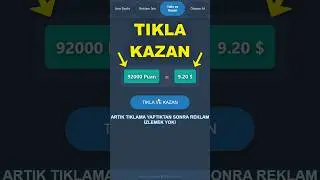 BUTONA HER TIKLADIĞINDA $2.5 PARA KAZAN! 💰(ÖDEME KANITLI) - İnternetten Para Kazanma Yolları 2025