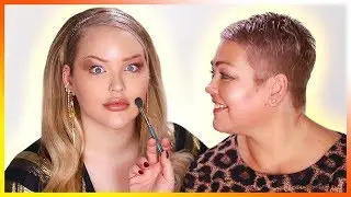 MY MOM DOES MY MAKEUP!