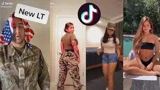 Military Tik Tok Cringe Challenge - SHE DANCED ON THE FLAG!