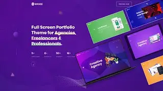 Wavee Creative Portfolio WordPress Theme | Portfolio | Parallax