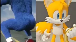 Tails watches Sonic poop