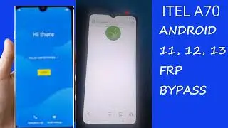 Itel Android A70 A665L FRP Bypass Free 2024