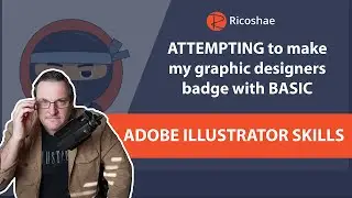 Not quite an Adobe Illustrator Ninja yet... Using Adobe Illustrator to create a NINJA BADGE