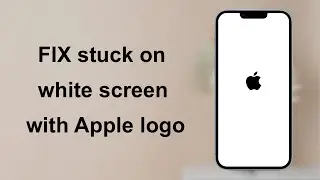 [Must-Try] How to Fix iPhone 13/12/11/XR/8/7 Stuck on White Screen with Apple Logo