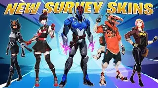 All Survey Skins (The Seven New Member)! Fortnite Chapter 3