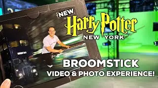 FIRST LOOK: Harry Potter New York Store ⚡️ Broomstick Photo & Video Experience