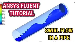 ANSYS Fluent Tutorial | Swirling | Swirl Flow | Multiphase Flow | Swirl Flow ANSYS Fluent | ANSYS 20