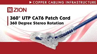 360° UTP CAT6 Patch Cord with 360 Degree Stereo Rotation Category 6 cabling RJ45 Patch Cord