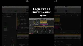 Logic Pro 11 Guitar Session Players #logicpro11  #musicproducer #howtomakemusicnow #freeplugins