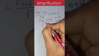 easy simplification process #shorts #maths #ytshorts