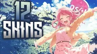 osu! 12 Amazing Skins Compilation! Great Gameplay,Anime, and more!..