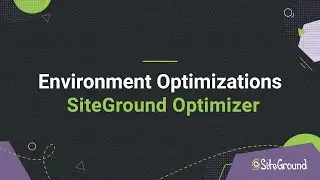 Speed Optimizer plugin by SiteGround - Environment Optimization