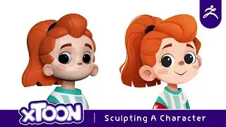 Sculpting a cute character with Zbrush - Timelapse