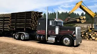 Peterbilt 379 - (Heavy Log Hauling) - American Truck Simulator - New Mod by Jon Ruda