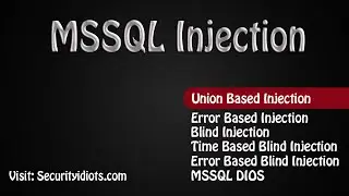 MSSQL Union Based Injection