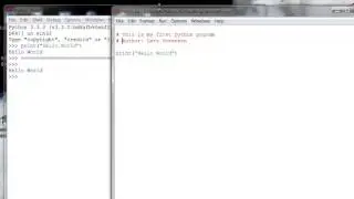 Simple Python - The Hello World program