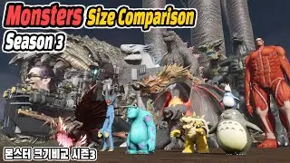 Monster Size Comparison : Season 3