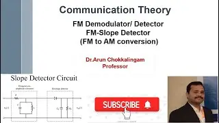 FM Slope detector (Frequency Discriminators)(EC8491-CT-UNIT-2)