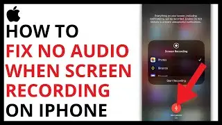 How to Fix Screen Recording Not Recording Audio on iPhone [QUICK GUIDE]