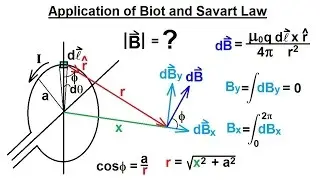 Physics 44  Magnetic Field Generated (14 of 28) Biot-Savart Law: Example