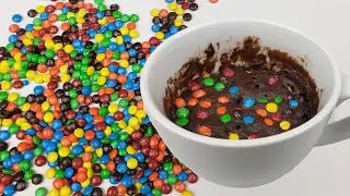 M&M's Chocolate Brownie in Mug Made by Chef Candy Land