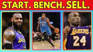 Start, Bench, Trade NBA Players | NBA Fun Quiz