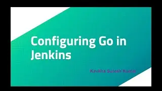 Configuring Go in Jenkins