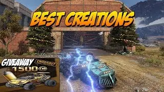 Crossout Best Creations + Crossout Giveaway | Quad spark and aircraft carrier etc.