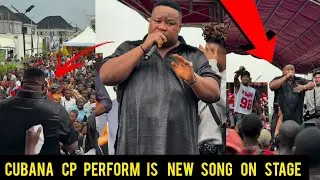 Cubana Chief Priest Shock Burna boy as he Performs his New Song 