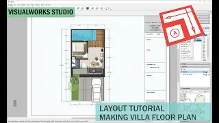 SKETCHUP LAYOUT MODELING TUTORIAL - MAKING VILLA FLOOR PLAN