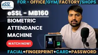 eSSL MB160 | Facial Attendance Machine | #unboxing  #essl #offices #factory #gym #library