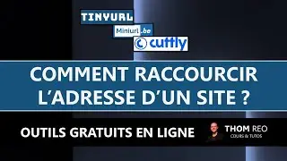 Comment RACCOURCIR une ADRESSE WEB (Internet) / une URL / un site ? - Tutoriel rapide