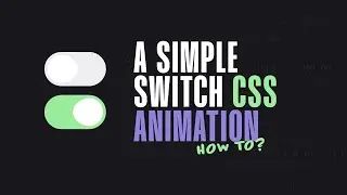 How To Create a Toggle Button with Pure HTML, CSS & Javascript