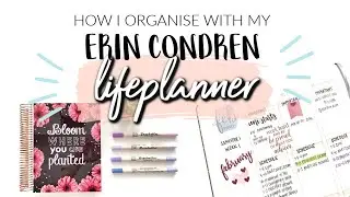 How I Use My Erin Condren Planner