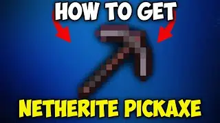 How to Make Netherite Pickaxe in Minecraft 1.21 | How to Craft Netherite Pickaxe in Minecraft