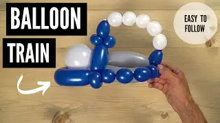 How to Make a Balloon Train