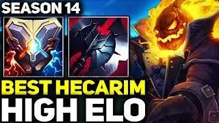 RANK 1 BEST HECARIM DOMINATING HIGH ELO IN SEASON 14! | League of Legends